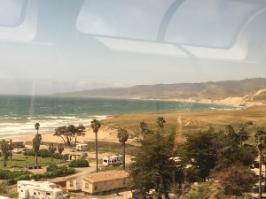 Here's another photo, this time from the observation car of Amtrak's Coast Starlight train.